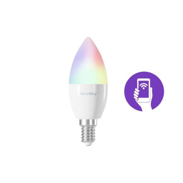 TechToy Smart Bulb RGB 4, 4W E14 - polepeno