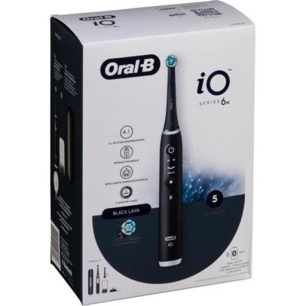 Oral-B iO Series 6N elektrický zubní kartáček, časovač, tlakový senzor, aplikace Oral-B, Black Lava1