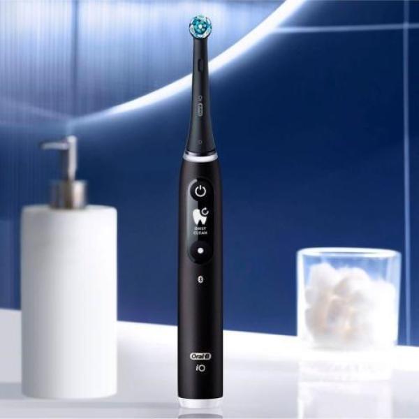 Oral-B iO Series 6N elektrický zubní kartáček, časovač, tlakový senzor, aplikace Oral-B, Black Lava3