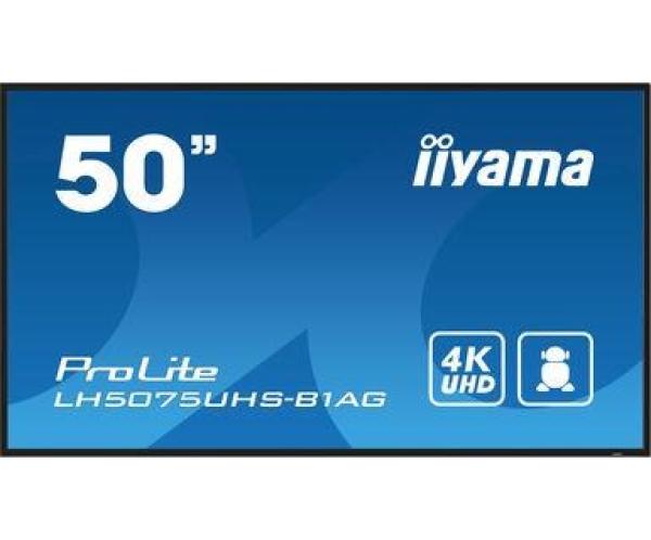 Iiyama ProLite IDS, 24 7, 4K, USB, RS232, Ethernet, Wi-Fi, Android, kit (RS232), black