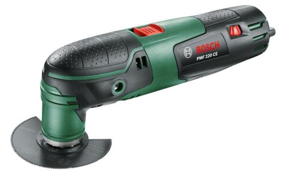 Bosch PMF 220 CE multifunkční nářadí,  220 W,  15.000 – 20.000 ot/ min,  úhel oscilace 2, 8 °