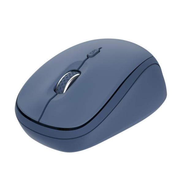 TRUST Myš YVI+,  Bezdrátová,  Eco,  modrá - bluetooth + wifi