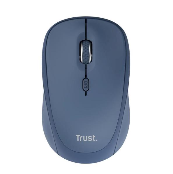 TRUST Myš YVI+,  Bezdrátová,  Eco,  modrá - bluetooth + wifi1