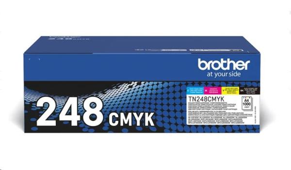 BROTHER Toner TN-248VAL - 1 000 stran - černý a barevné