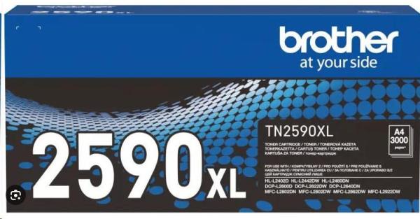 BROTHER Toner TN-2590XL Standardní toner 3000 stran pro L2622,  L2922