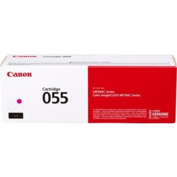 BAZAR - Canon TONER CRG-055 purpurový pro i-SENSYS LBP663Cdw,  LBP664Cx,  MF742Cdw,  MF744Cdw (2 100 str.) - Rozbaleno (Kom