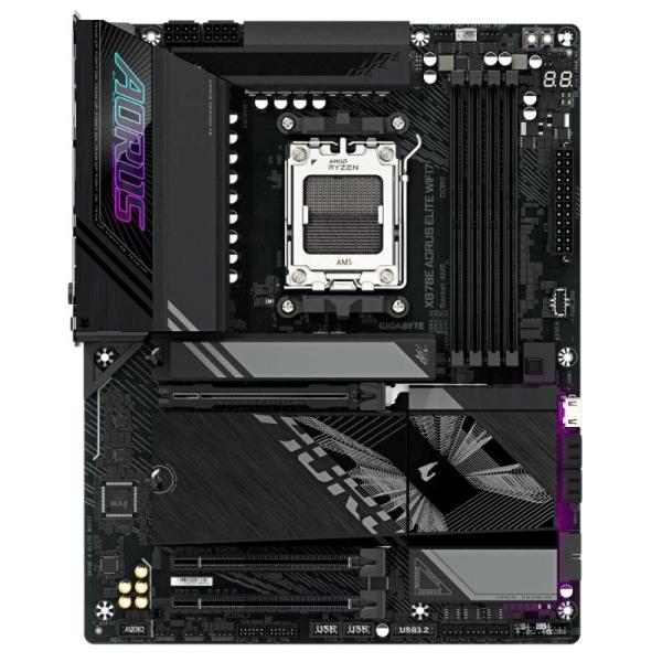 GIGABYTE MB Sc AM5 X870E A ELITE WIFI7,  AMD X870,  4xDDR5,  2xHDMI,  2xThunderbolt,  WiFi1