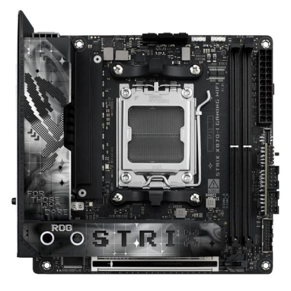 ASUS MB Sc AM5 ROG STRIX X870-I GAMING WIFI,  AMD X870,  2xDDR5,  1xHDMI,  2xUSB4,  WiFi,  Mini-ITX