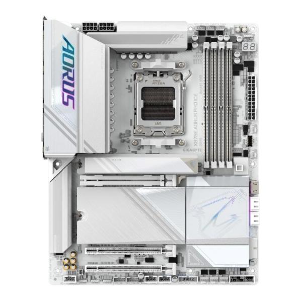 GIGABYTE MB Sc AM5 X870E AORUS PRO ICE,  AMD X870,  4xDDR5,  2xHDMI,  2xThunderbolt,  WiFi1