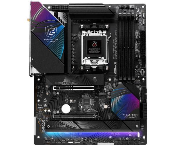 ASRock MB Sc AM5 X870 RIPTIDE WIFI, AMD X870, 4xDDR5, 1xHDMI, 2xThunderbolt, WI-FI1