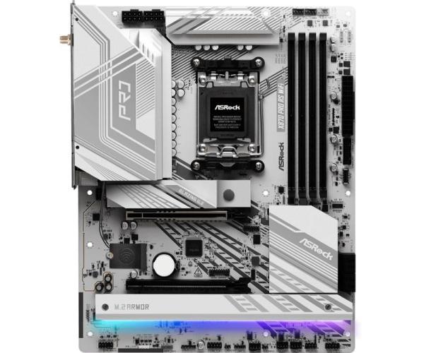 ASRock MB Sc AM5 X870 PRO RS WIFI, AMD X870, 4xDDR5, 1xHDMI, 2xThunderbolt, WI-FI1