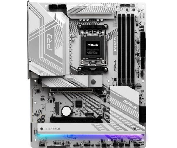 ASRock MB Sc AM5 X870 PRO RS, AMD X870, 4xDDR5, 1xHDMI, 2xThunderbolt1