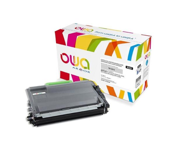 OWA Armor toner pre BROTHERHL-L6250, HL-L6300, HL-L6400, DCP-L6600, MFC-L6800, MFC-L69, 12000 strán, TN3512, čierna/čie