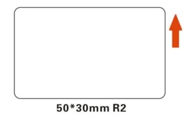 BAZAR - Niimbot štítky R 50x30mm 230ks White pro B21, B21S, B3S, B1 - Poškozený obal (Komplet)