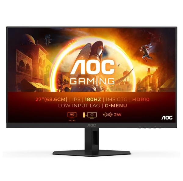 AOC MT IPS LCD WLED 27" 27G4XE - IPS panel,  1920x1080, 180Hz,  2xHDMI,  DP,  repro,  posk obal