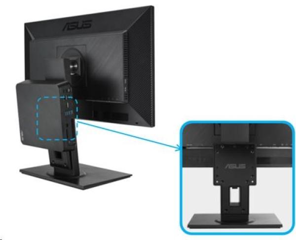 ASUS MHS07K Height Adjustable Monitor Stand with MiniPC Kit1