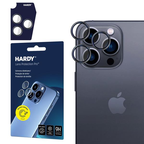 3mk Hardy Lens Protection Pro pro iPhone 16 Pro 16 Pro Max Black