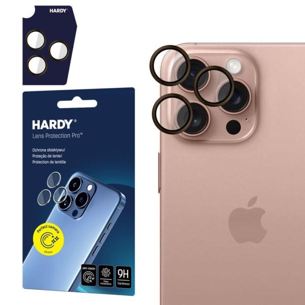 3mk Hardy Lens Protection Pro pro iPhone 16 Pro 16 Pro Max Brown