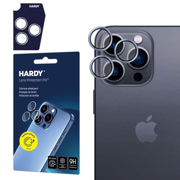 3mk Hardy Lens Protection Pro pro iPhone 16 Pro 16 Pro Max Titanium Silver