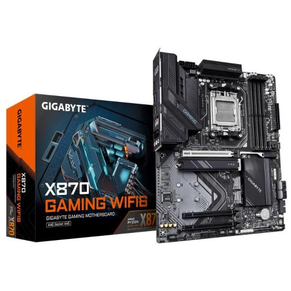 GIGABYTE MB Sc AM5 X870 GAMING WF6,  AMD X870,  4xDDR5,  1xHDMI,  2xThunderbolt,  WiFi