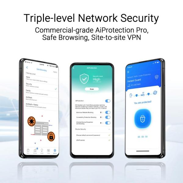 ASUS ZenWifi BD4 2-pack,  WiFi7 Extendable Router,  AiMesh,  2x WAN/ LAN4
