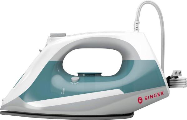 Singer Steam Choice 1.0 napařovací žehlička, 2200 W, Anti-drip, aqua / bílá