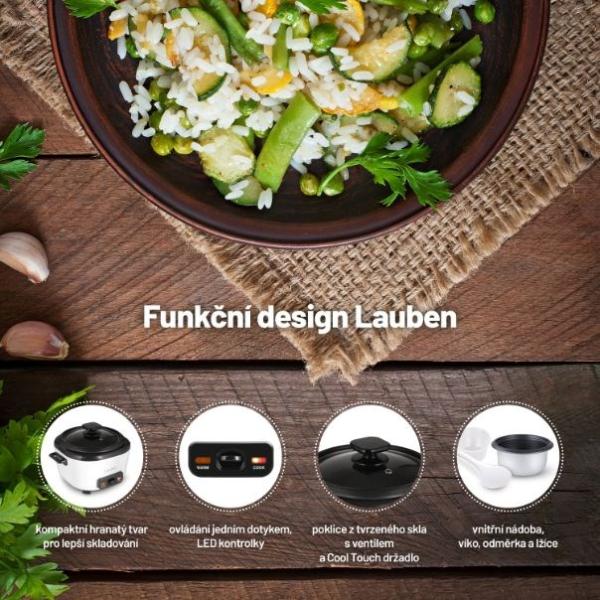 Lauben Rice Cooker Square 1000WB3