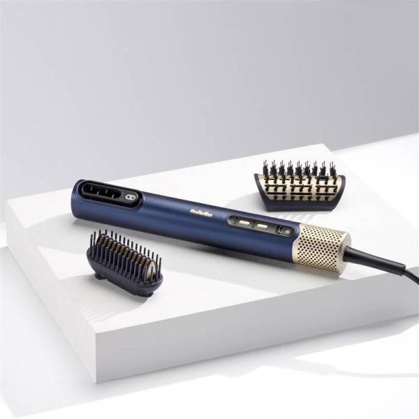 BaByliss AS6550E Air Wand fén na vlasy,  1600 W,  Ionizace,  3 rychlosti,  4 teploty,  modrá a zlatá7