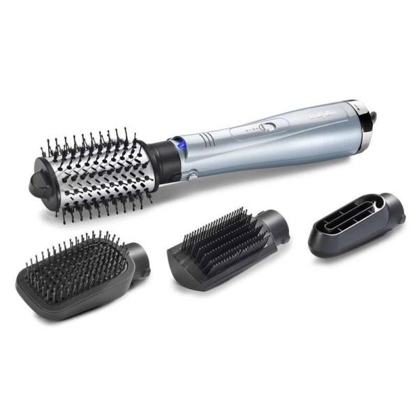 BaByliss AS774E kulmofén,  1000 W,  2 teploty,  ionizace,  4 nástavce,  modrá