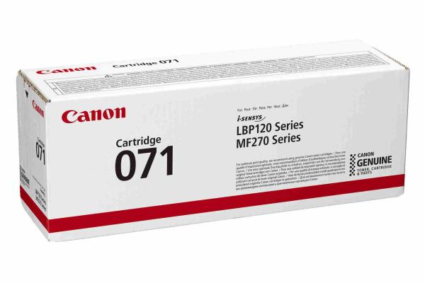 Canon TONER CRG 071BK černý pro MF275dw, MF272dw, LBP122dw (1 200 str.)