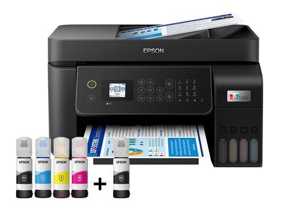 BAZAR - EPSON tiskárna ink EcoTank L5290, 4v1, A4, 1440x5760dpi, 33ppm, USB, Wi-Fi, LAN - Poškozený obal (Komplet)