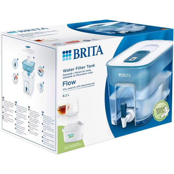 Brita Flow XXL Maxtra PRO,  8.2 l,  aktivní uhlí
,  kohoutek,  BPA-free5