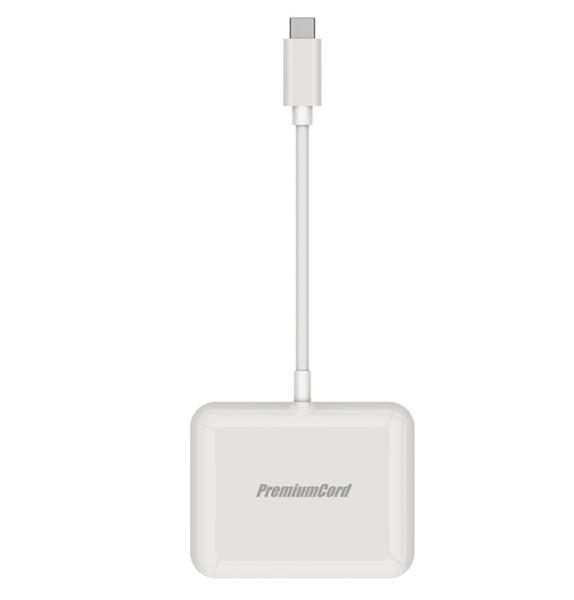 PremiumCord Převodník USB-C na HDMI2.0+USB3.0+Audio+PD (pro iPad Pro)2