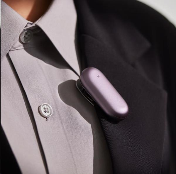 PLAUD Note Pin Purple - AI hlasový záznamník2