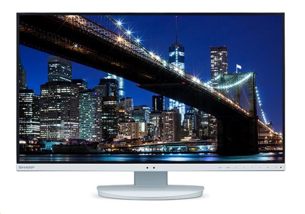 Sharp MT 27" MultiSync EA272Q, IPS TFT, 2560x1440, 350nit, 1000:1, 6ms, DP, HDMI, USB-C, USB, DVI-D, Černý