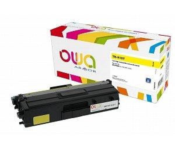 OWA Armor toner kompatibilný s BROTHER TN-910Y, 9000st, žltá/ yellow