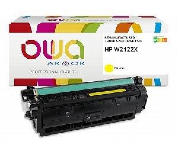 OWA Armor toner pro HP CLJ Enterprise M554dn yellow, 10.000 str., komp.s W2122X