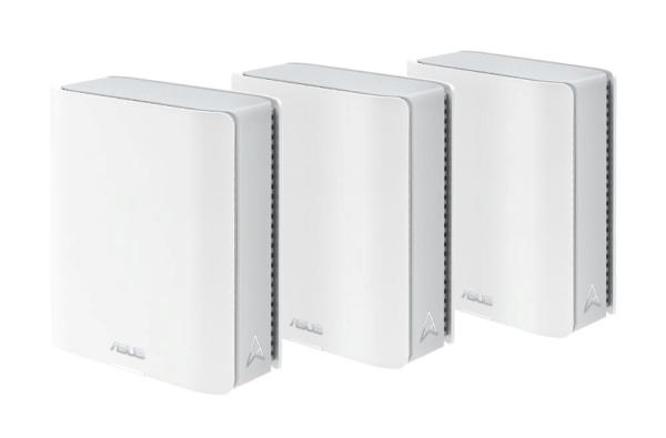 ASUS ZenWifi BT10 3-pack, WiFi7 Extendable Router, AiMesh, 2x WAN/LAN, 1x LAN, 1x 3.01