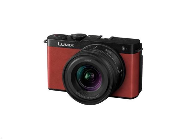 Panasonic Lumix DC-S9 + S-R1840 - karmínově červená