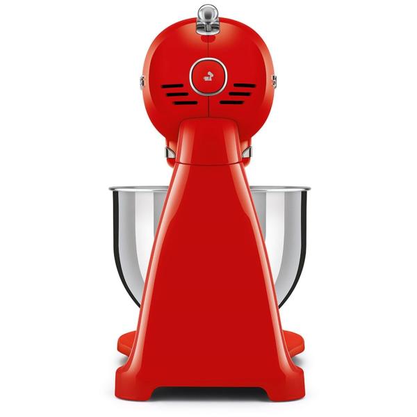 Smeg SMF03RDEU kuchyňský robot,  800 W,  planetární systém,  4.8 l,  10 rychlostí,  nerezová mísa,  červená5