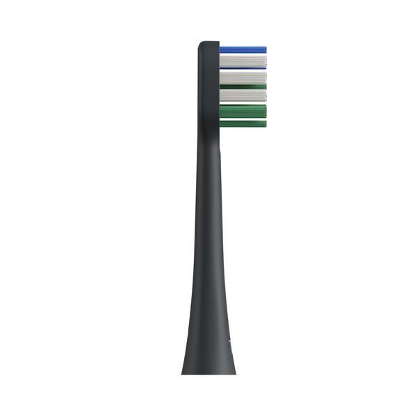 BAZAR - Tesla Smart Toothbrush TS400 Brush Heads Black 4x - Poškozený obal (Komplet)1