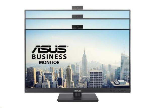 ASUS LCD 23.8" BE249QFK Video Conferencing Monitor,  FHD,  IPS,  100Hz,  Frameless,  FHD Webcam,  Mic Array,  Stereo Speakers2