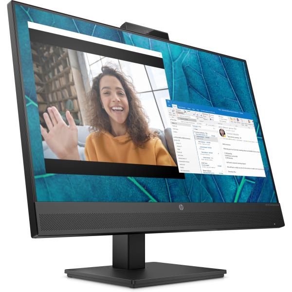 HP LCD M27m Conferencing Monitor 27",  1920x1080, IPS w/ LED, 300, 1000:1,  5ms, DP 1.2, HDMI 1.4,  2xUSB, USB-C 65W, webcam,  2x2W1