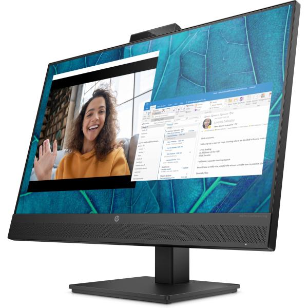 HP LCD M27m Conferencing Monitor 27",  1920x1080, IPS w/ LED, 300, 1000:1,  5ms, DP 1.2, HDMI 1.4,  2xUSB, USB-C 65W, webcam,  2x2W2