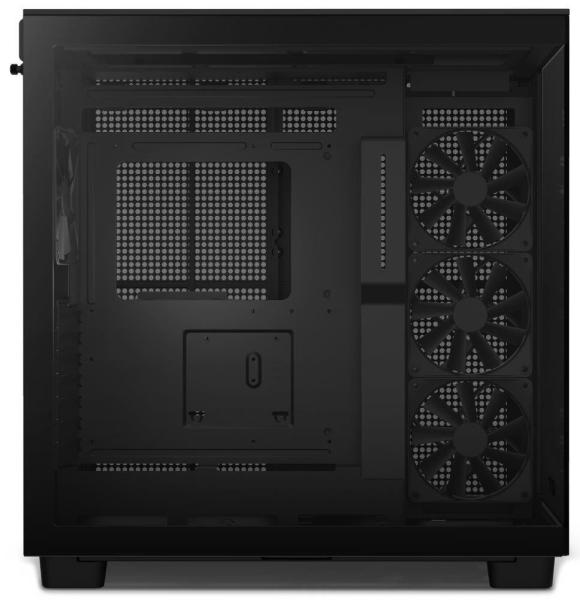 BAZAR - NZXT skříň H9 Flow dvoukomorová ATX /  4x120mm fan /  až 10xfan /  perforovaný top /  proskl. bočnice,  ROZBALENO2