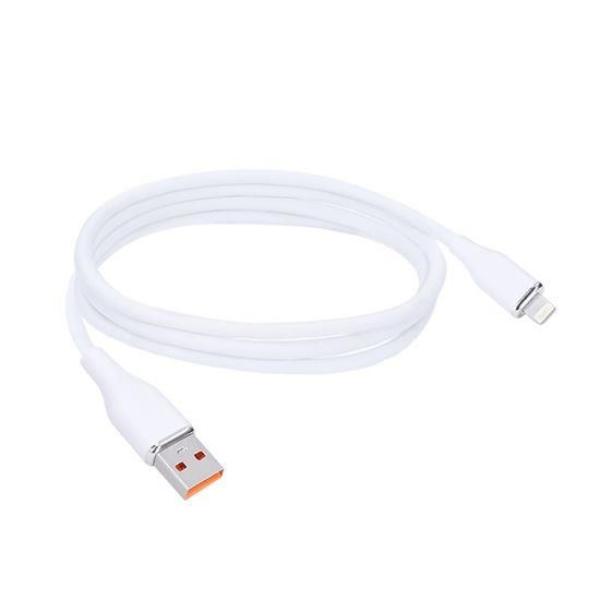 Solight lightning kabel, USB 2.0 A konektor - Lightning konektor, silikon, 1m0