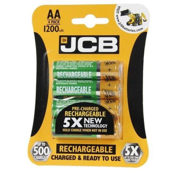 JCB RTU NiMH AA R06, min.1200mAh, přednabitá, blistr 4 ks