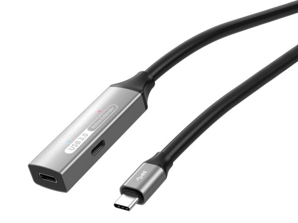 PremiumCord USB-C repeater a prodlužovací kabel Male-Female, 5Gbps Aluminium 10m1