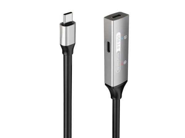 PremiumCord USB-C repeater a prodlužovací kabel Male-Female, 5Gbps Aluminium 10m2