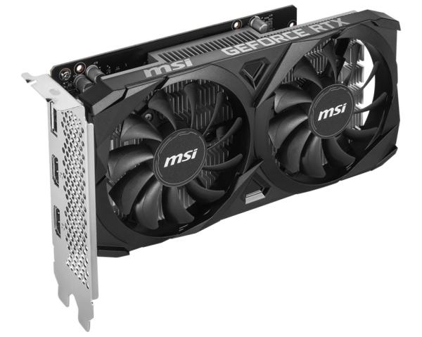 MSI VGA NVIDIA GeForce RTX 3050 VENTUS 2X E 6G OC, 6G GDDR6, 1xDP, 2xHDMI3